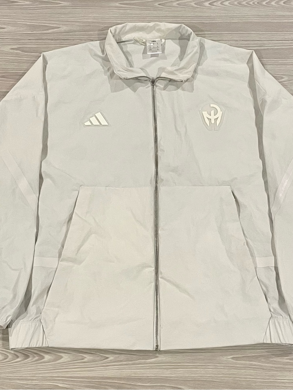 Adidas 2025 Patrick Mahomes Too Cold Woven Track Top White JY3803 Men’s Size XL